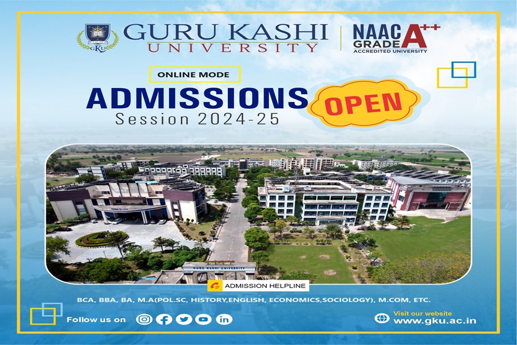 Guru Kashi University Admissions - ITME